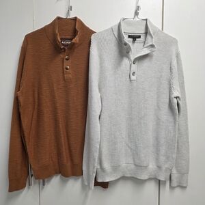 Men’s Sweater Bundle Medium Banana Republic + Alesbury Pullover Knit